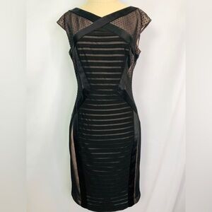 Jax Sleeveless Black Cocktail Dress Size 4